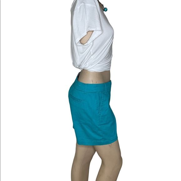 Crown & Ivy sz 2 teal shorts - Picture 8 of 16